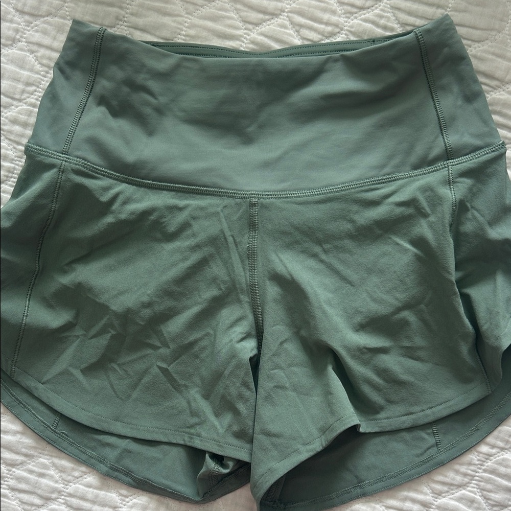 Lululemon Athletica Sage Green Athletic Shorts